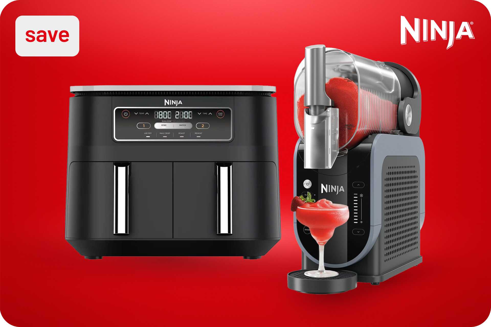 Save up to 30% on selected Ninja small kitchen appliances.