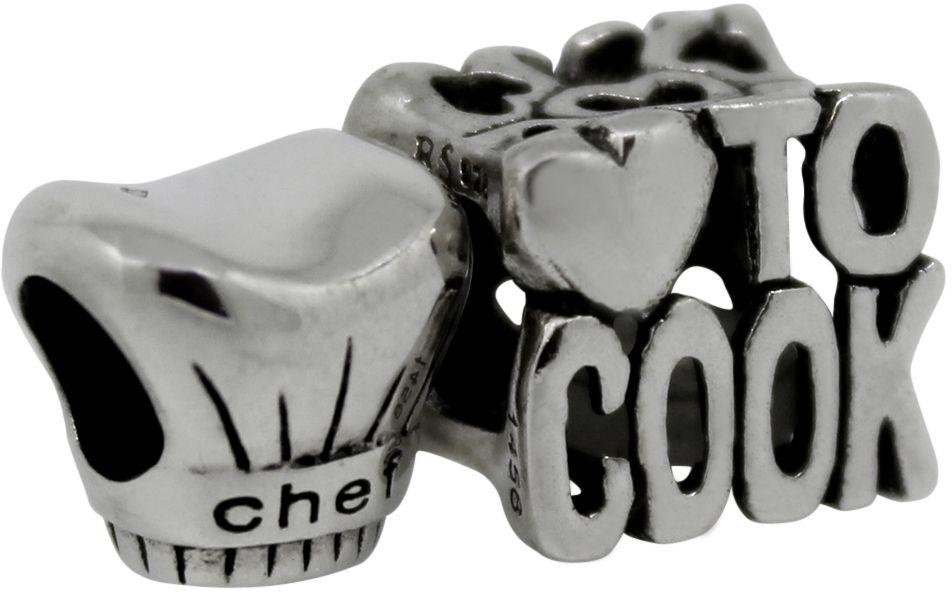 Sterling Silver - Chef and Love to Cook Charms - Set of 2. Review