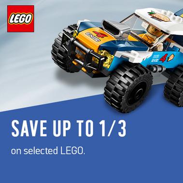 Save up to 1/3 on selected LEGO.
