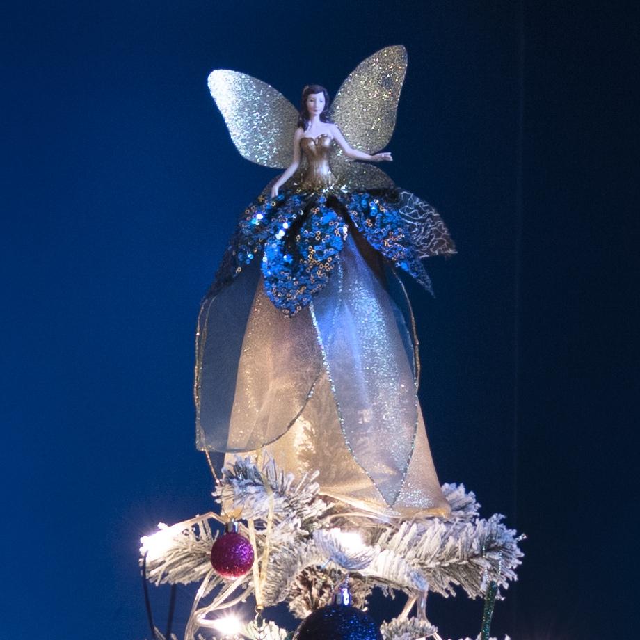 Enchanted Christmas look.