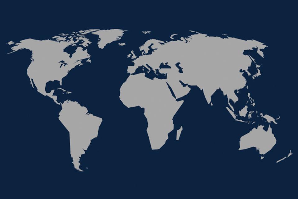 World map.