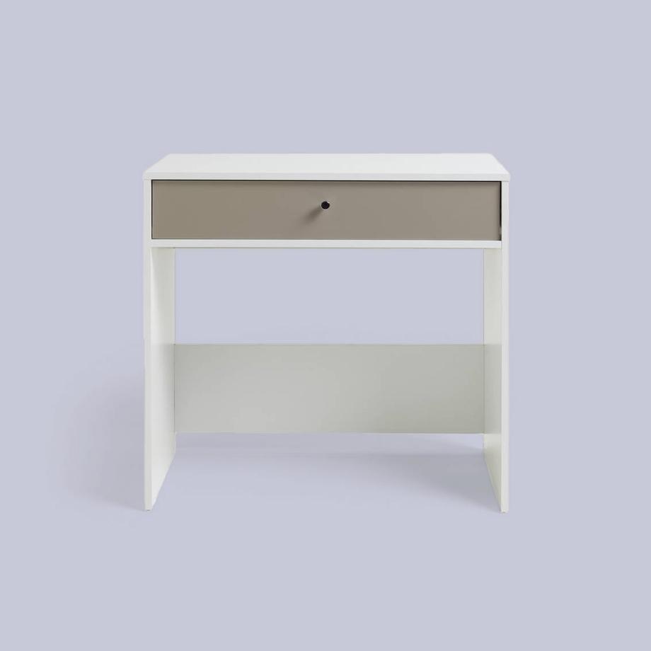 Image of a white desk.