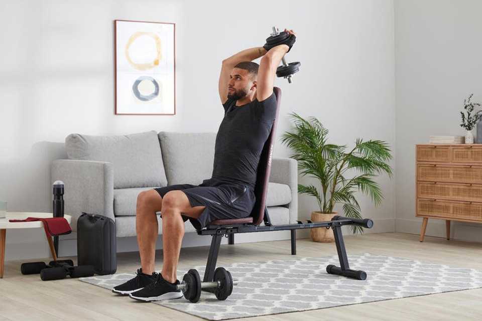 Decathlon Adjustable Foldable Weight Bench for Home.