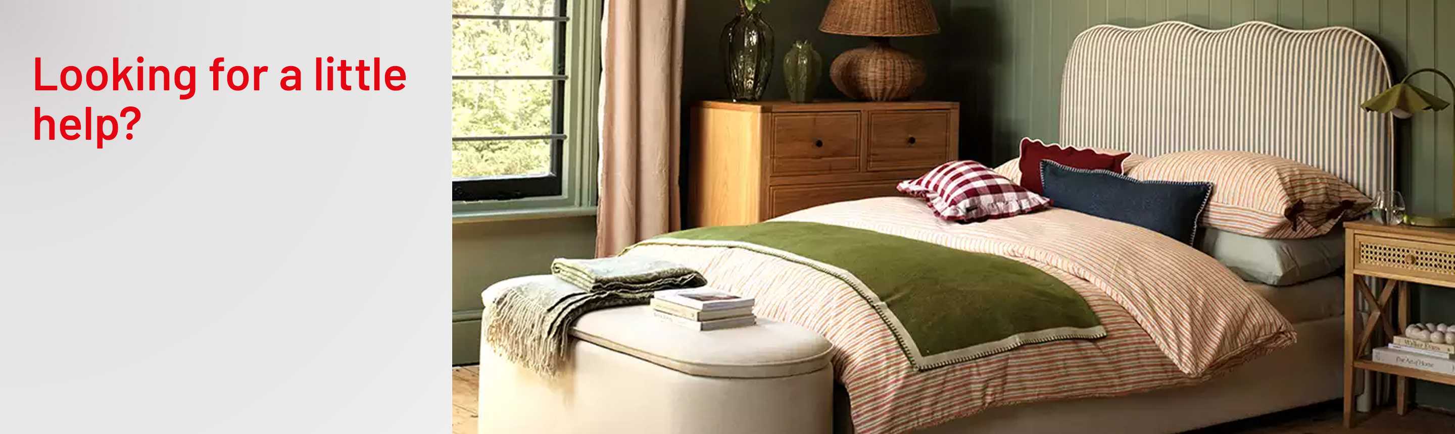 Collage of images showcasing Argos' range of products, from a bed to outdoor seating, to barbie dolls to matching kettles and toasters.