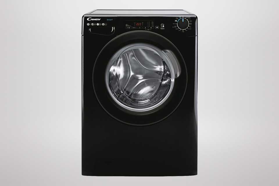 Candy CS 149TWBB4/1-80 9KG 1400 Spin Washing Machine - Black.