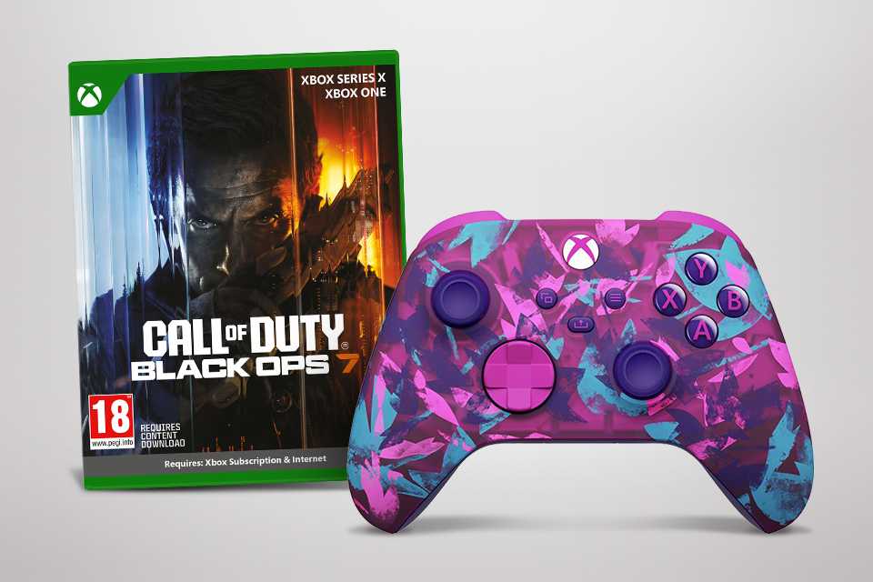 Save £15 on the Xbox Heartbreak controller. When you buy Call of Duty Black Ops 7 on Xbox.