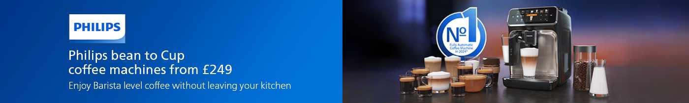 Phillips. Phillips bean to cup coffee machines from £249. Enjoy barista level coffee without leaving your kitchen.