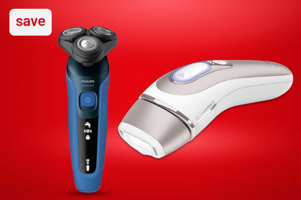 Save up to 50% across selected male and female grooming.
