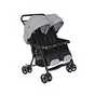 Twin pushchairs.