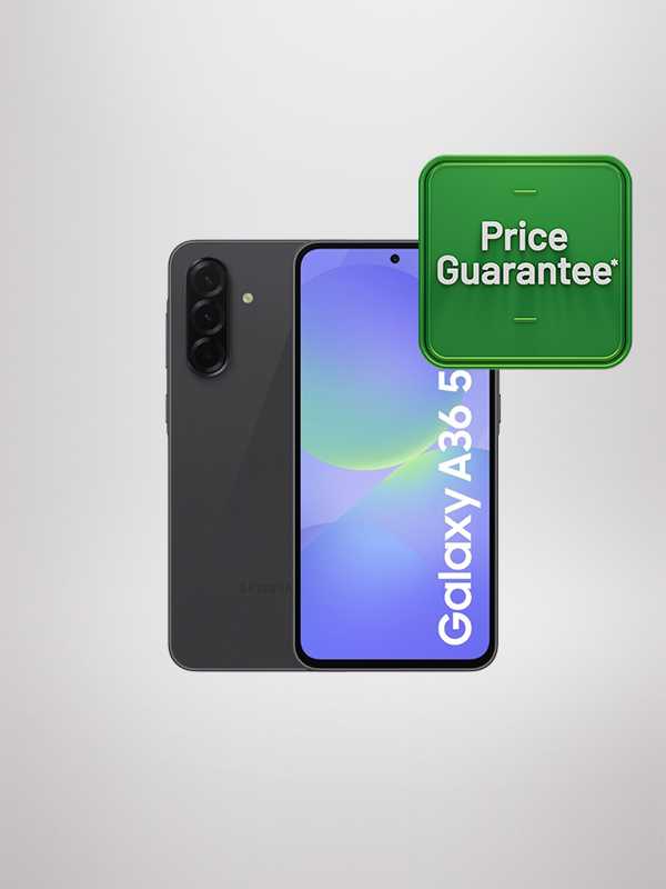 Price Guarantee*Our lowest price on the Samsung A36.