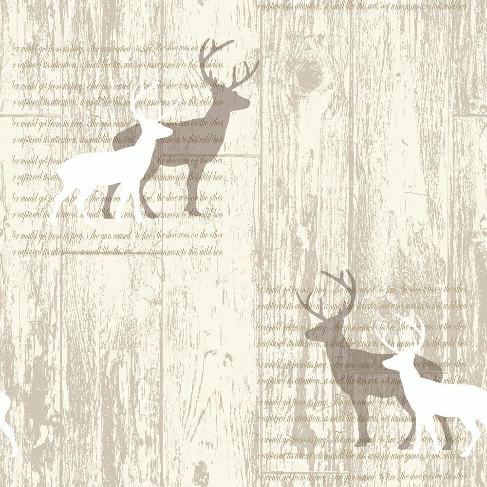 EAN 5050192623018 product image for Arthouse Stag Wallpaper - Cream | upcitemdb.com