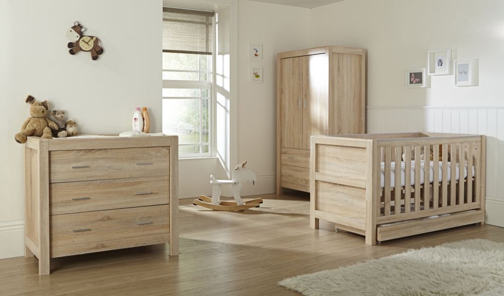 Tutti Bambini Milan 3 Piece Oak Furniture Room Set. Review