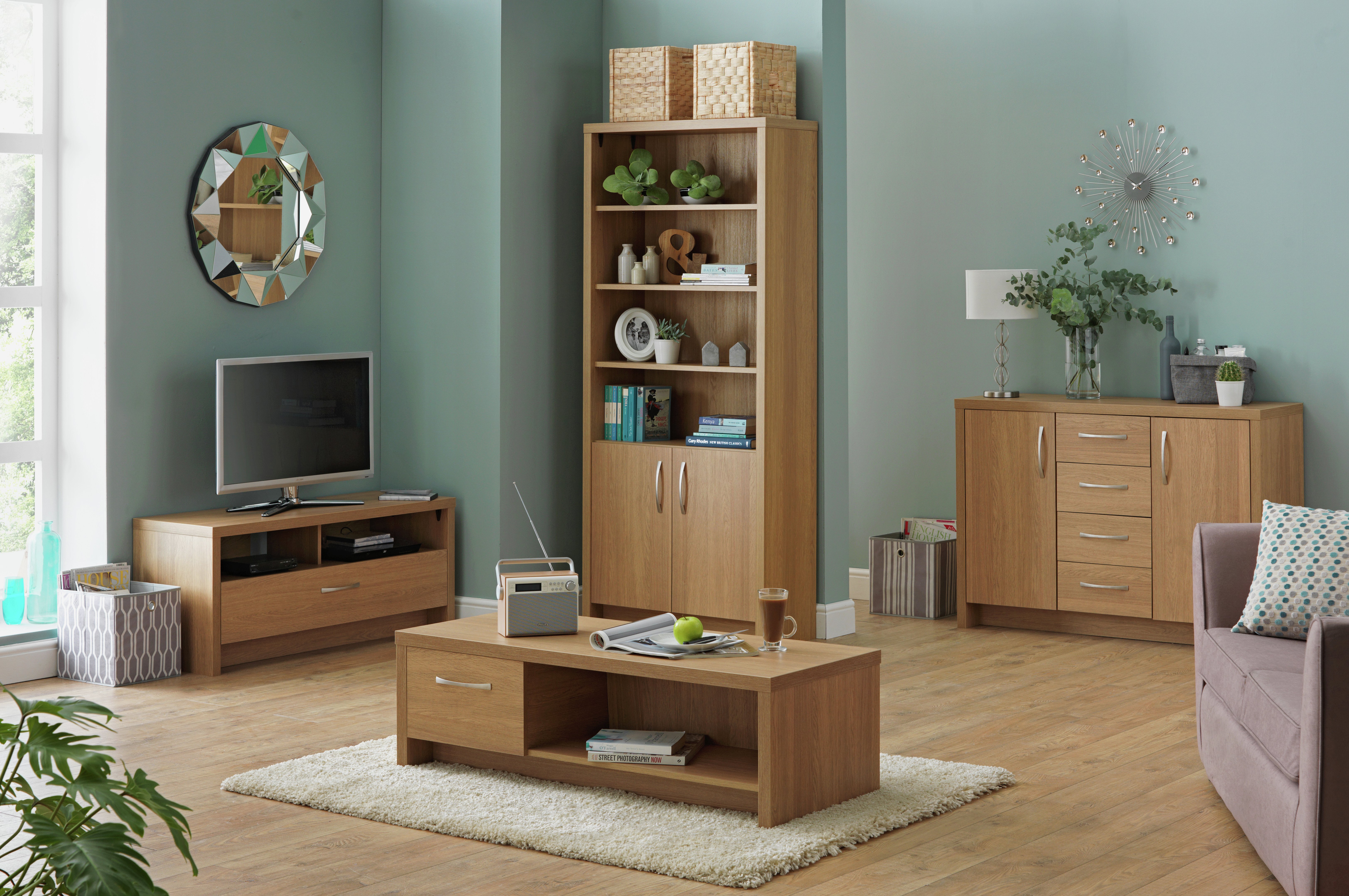 Buy Collection Venice 3 Shelf Display Oak Effect at Argos.co