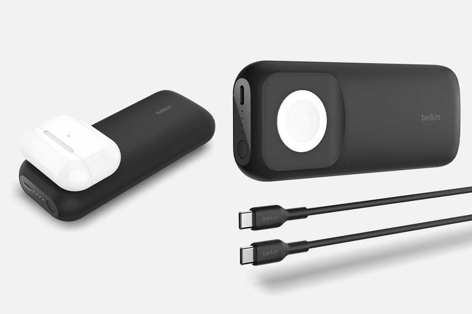 Belkin BoostCharge Pro fast wireless Charger for Apple Watch + power bank 10K.