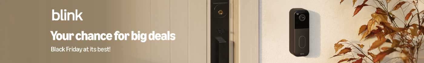 Blink. Your chance for big deals. Black Friday at it's best!