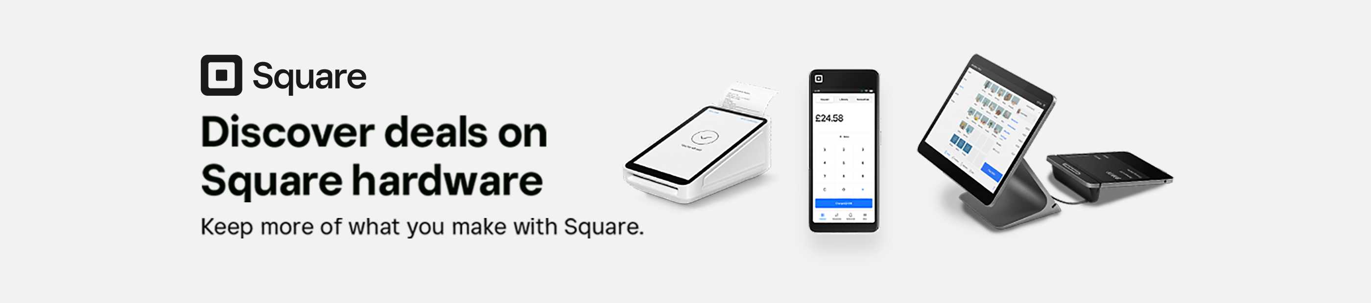 Square. Discover deals on Square hardware. Keep more of what you make with Square.