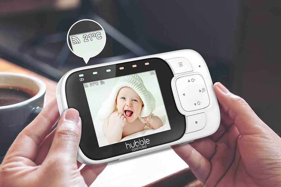 Hubble Nursery 2.8 inch View Glow Video Baby Monitor.