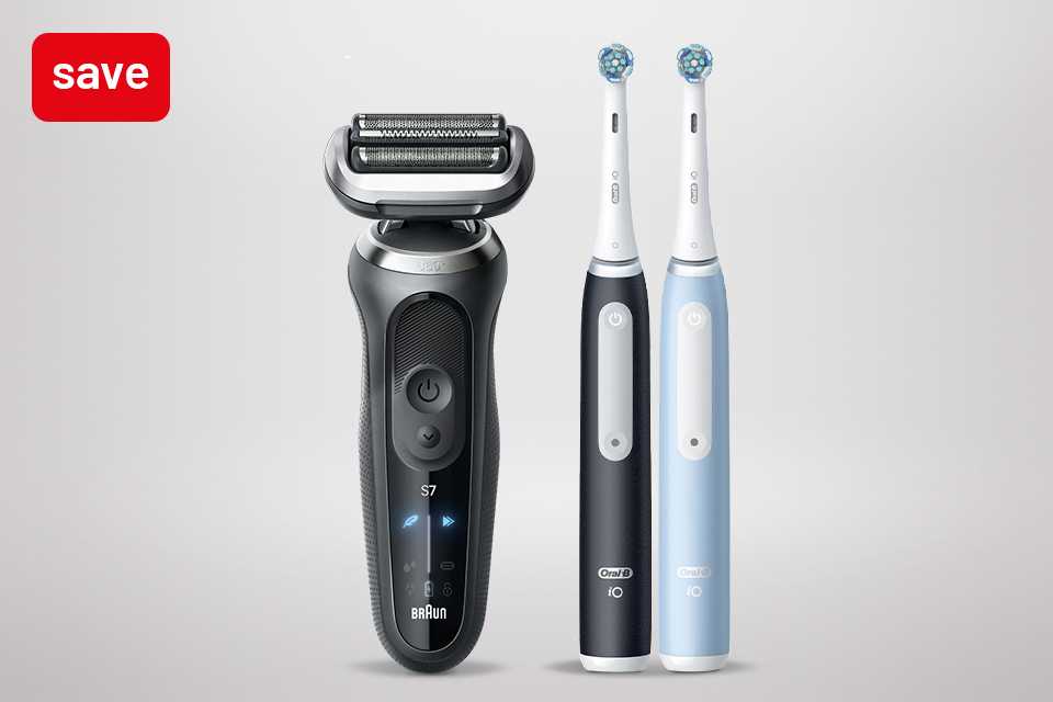 Save on selected personal electricals using codes SAVE30, SAVE50 & SAVE60