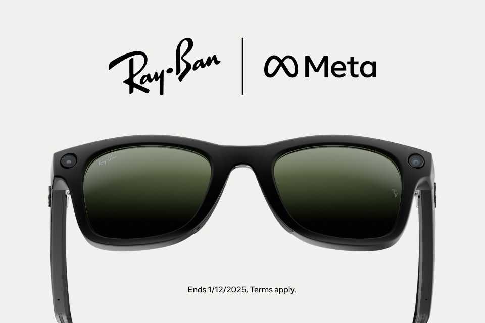 Get 20% off Ray-Ban Meta Glasses.