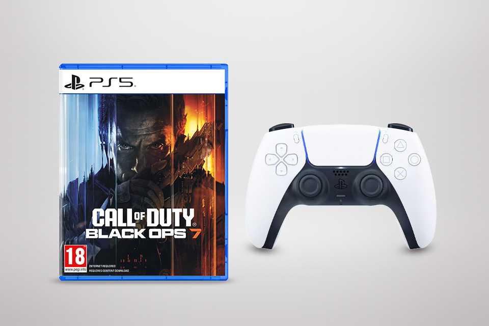 Save 10% on selected Dualsense controllers. When you buy Call of Duty: Black Ops 7 on PS5.