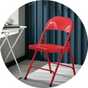 Habitat Macadam Metal Folding Chair - Red.