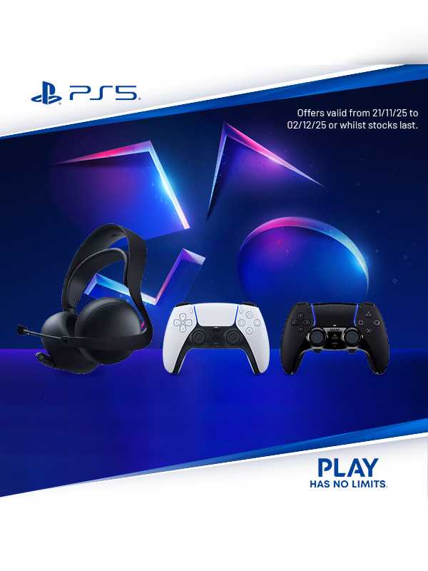 Save on selected PlayStation accessories