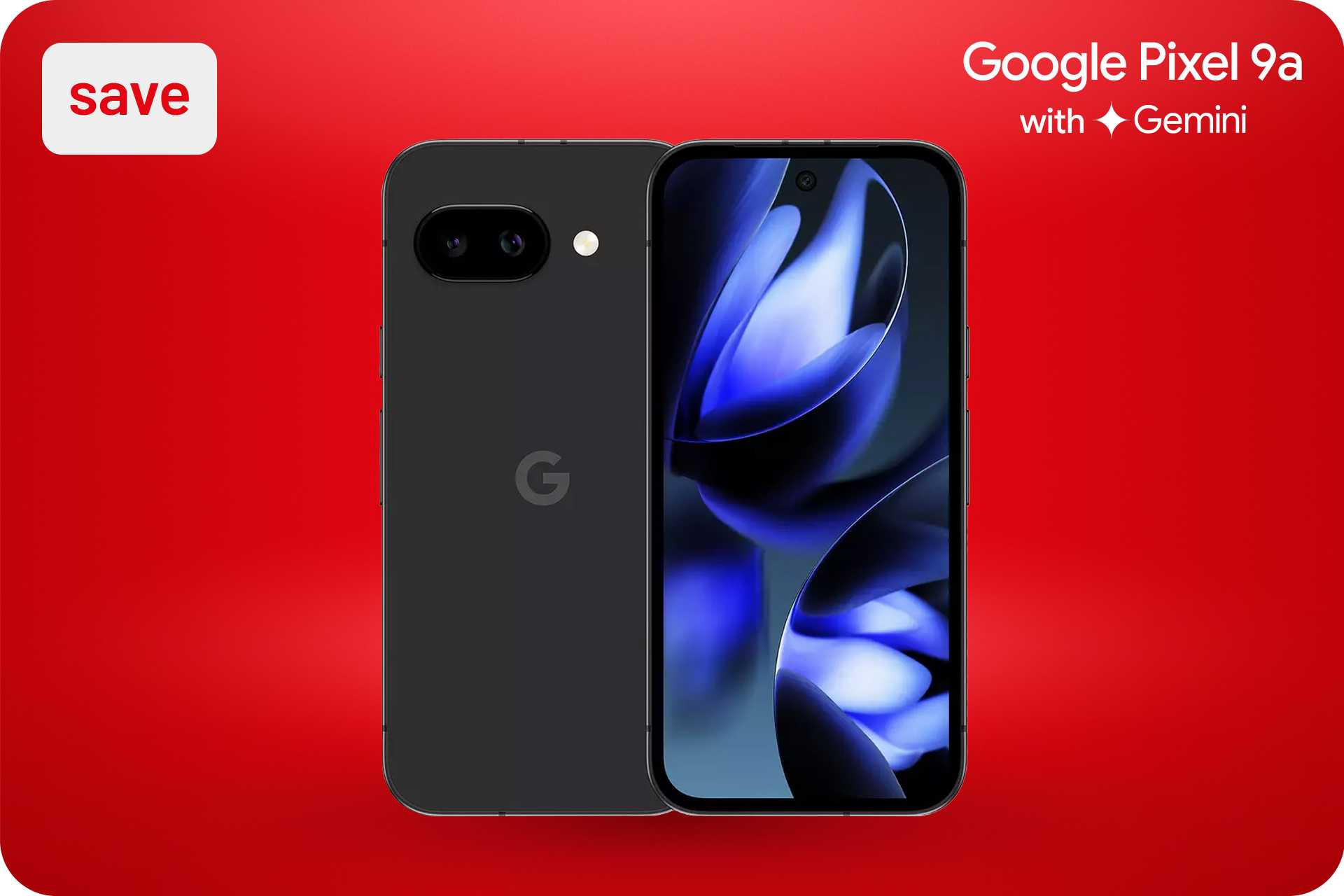 Save £150 on the Pixel 9a with Gemini.