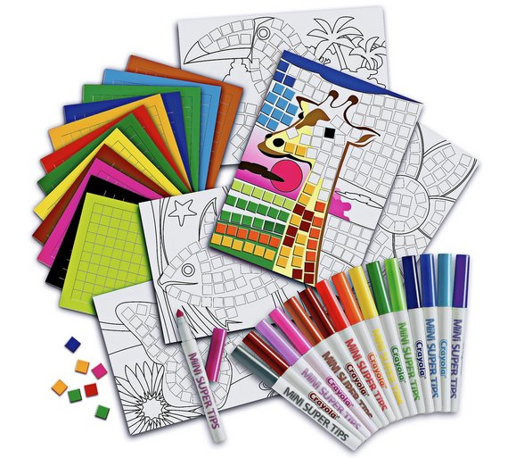 Buy Crayola Mosaic Madness Art Set at Argos.co.uk Your Online Shop