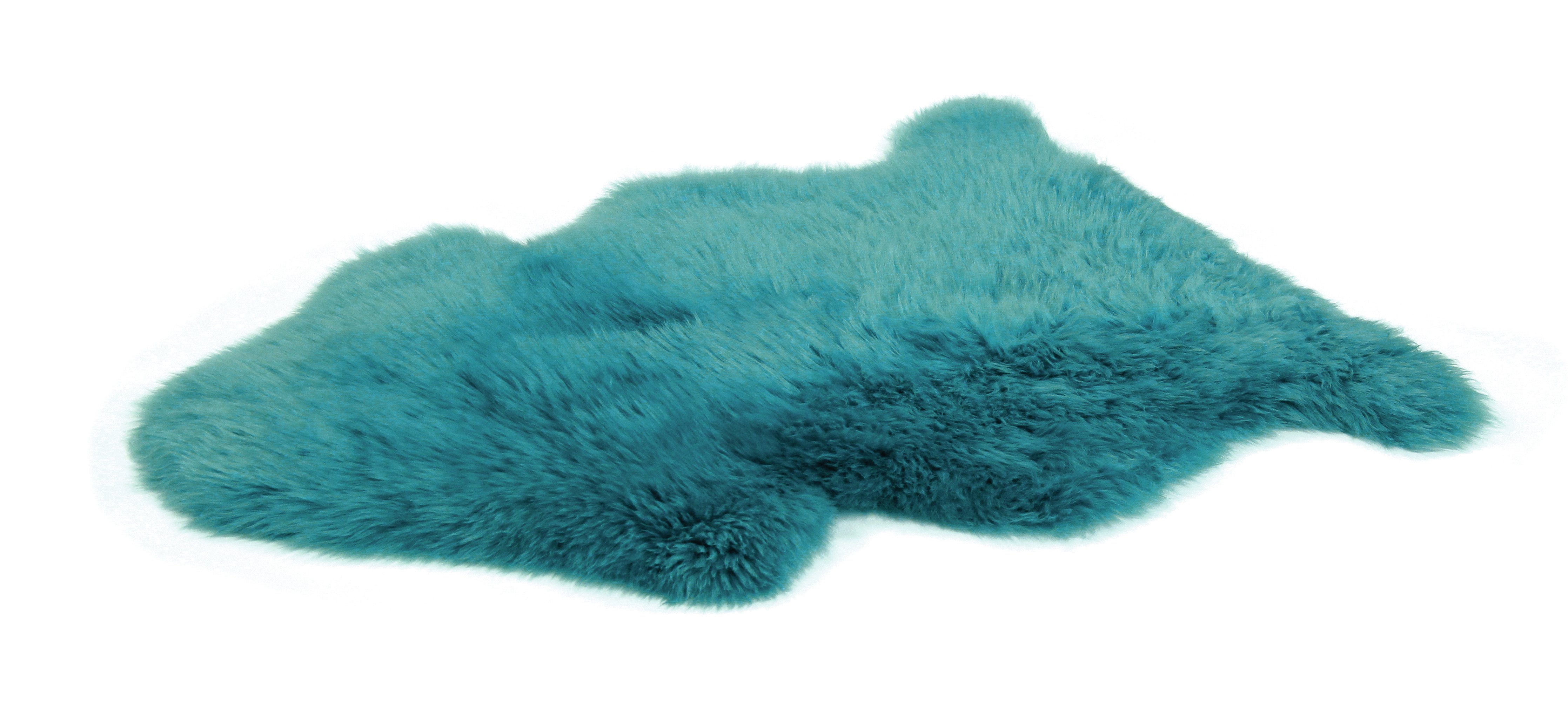 Bowron Sheepskin Longwool Rug 60x95cm - Peacock Review