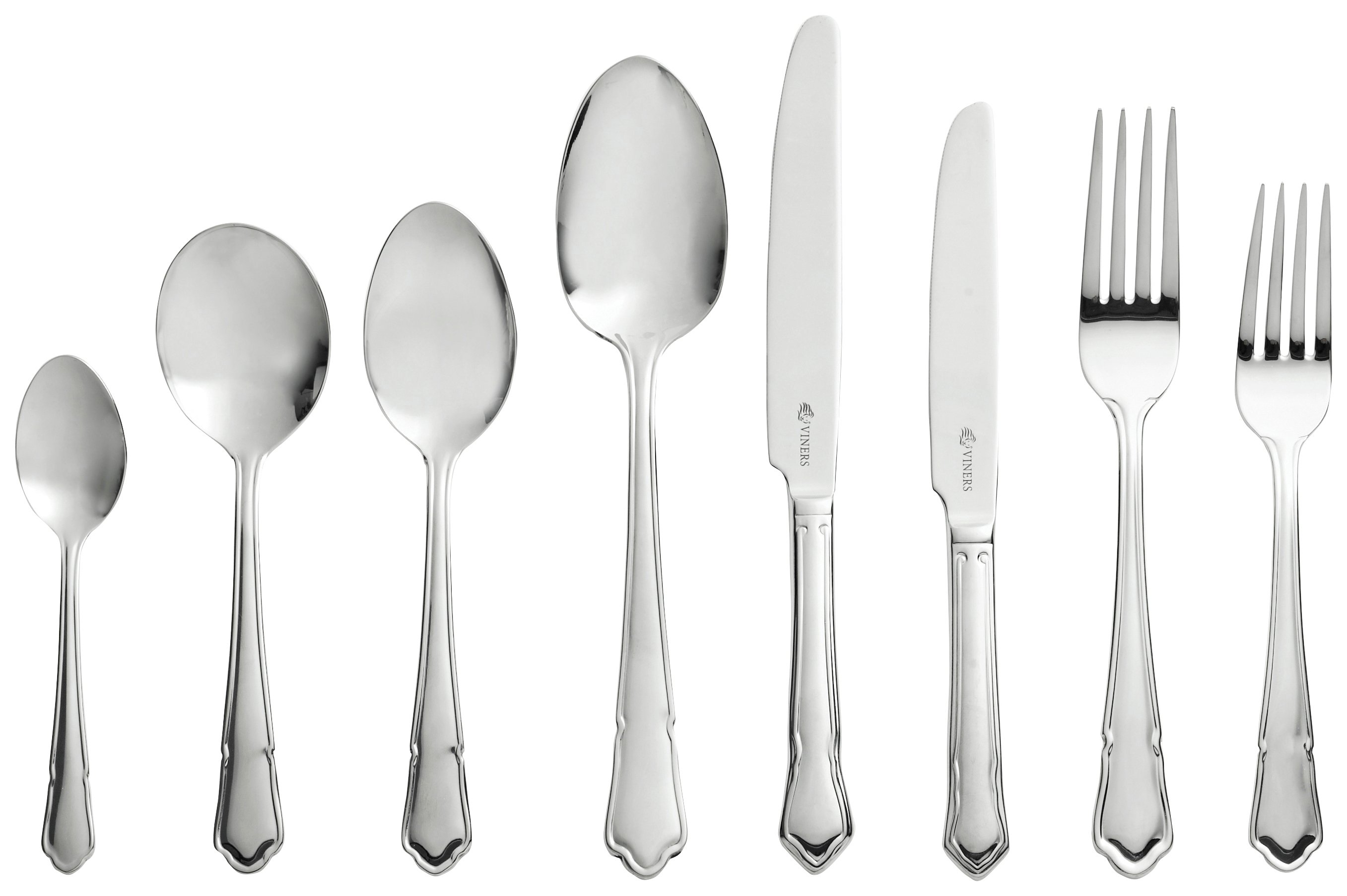 EAN 5012118108368 product image for Viners Stainless Steel Dubarry 44 Piece Boxed Cutlery Set | upcitemdb.com
