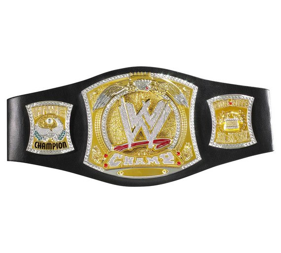 Which stores sell children's WWE belts?