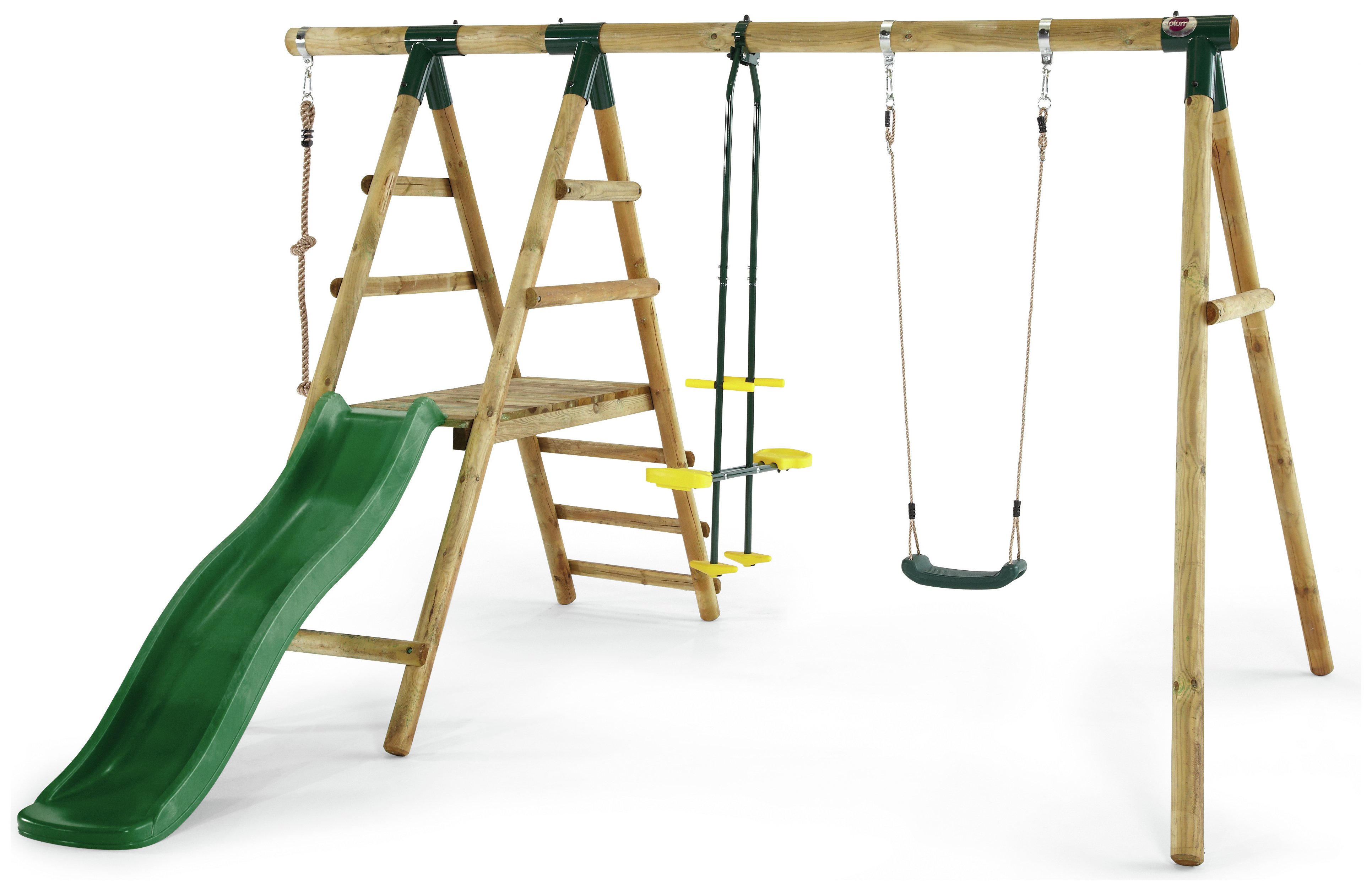 Plum Meerkat Wooden Garden Swing and Climbing Frame. review