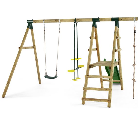 Buy Plum Meerkat Wooden Garden Swing and Climbing Frame at Argos.co.uk