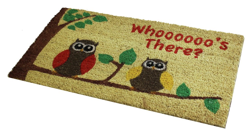 Review of JVL Owls PVC Backed Coir Doormat 40x70cm