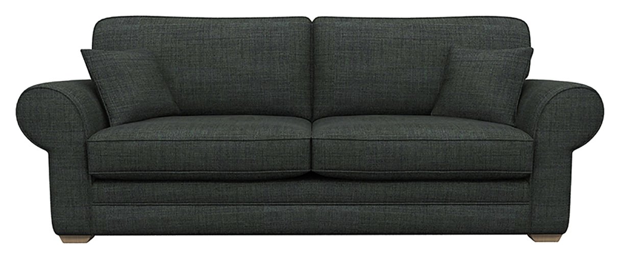 Chedworth Extra Large 4 Seater Fabric Sofa - Charcoal. Review