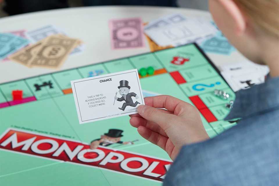 A game of Monopoly.
