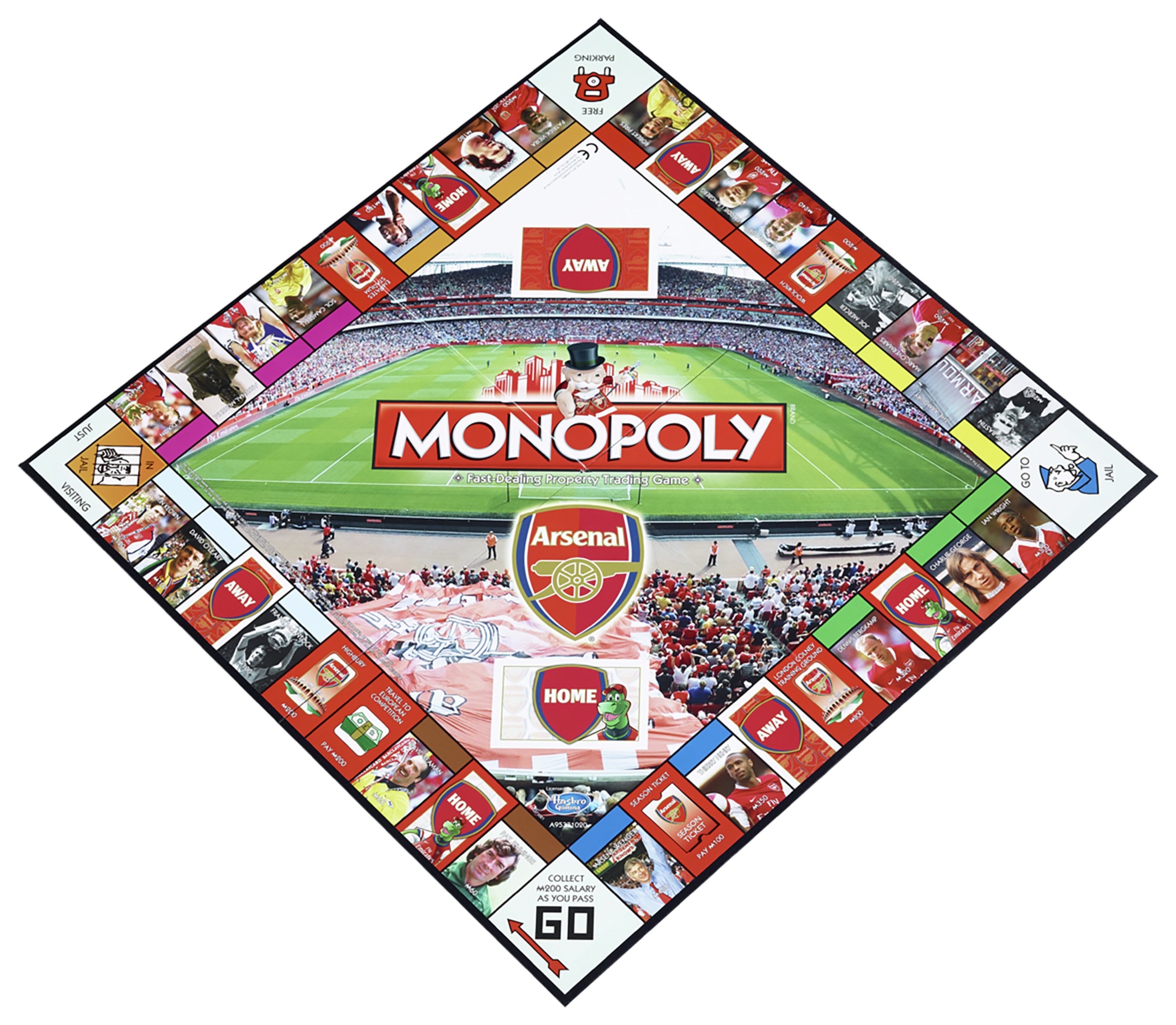 Buy Arsenal FC Monopoly Board Game Board games Argos