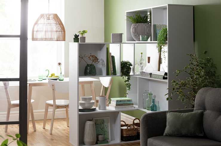 Habitat Extendable Wide Shelving Unit - White.