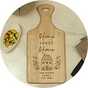 A Personalised Message Home Wooden Paddle Board.