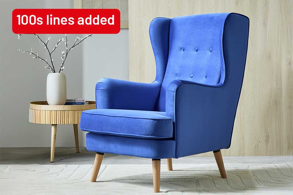 Save 20% on selected indoor furniture using code FURN20.