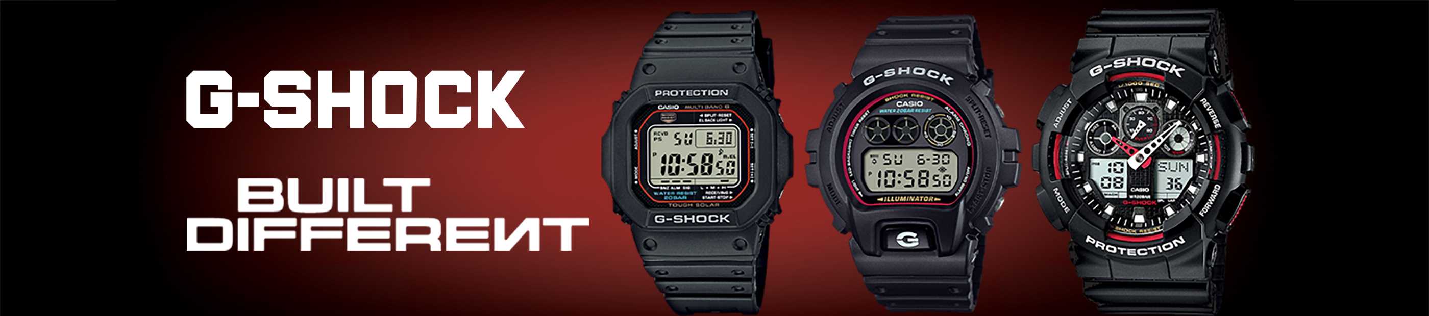 G-shock. Built Different.