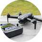 Menkind RED5 Titan GPS FPV 720MP Camera Drone - Blue.