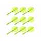 Winmau Fusion Dart Flight and Shaft in neon yellow.