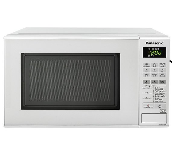 Buy Panasonic NNK181MMB 20L 800W Grill Touch Microwave Silver at