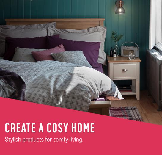 Create a cosy home - Stylish products for comfy living.