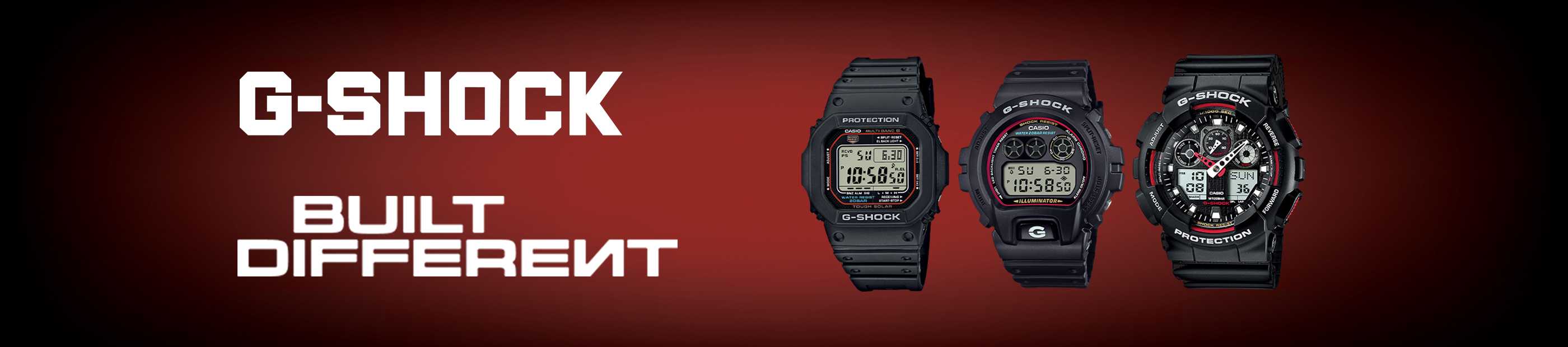 G-Shock. Built different.