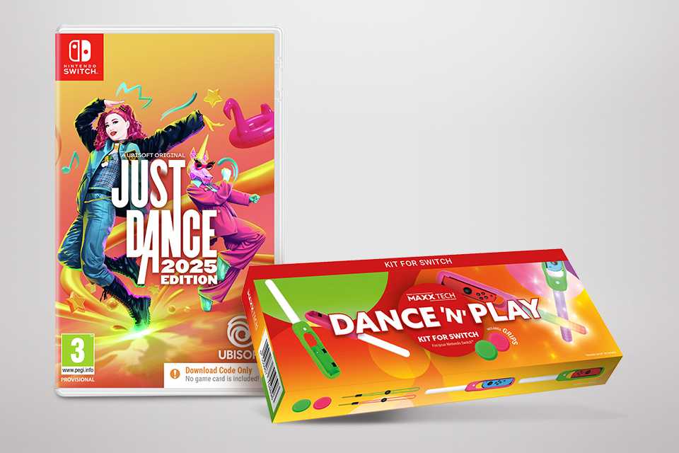 Buy Just Dance 2026 or 2025 and get the Maxx tech Dance n Play kit for free.