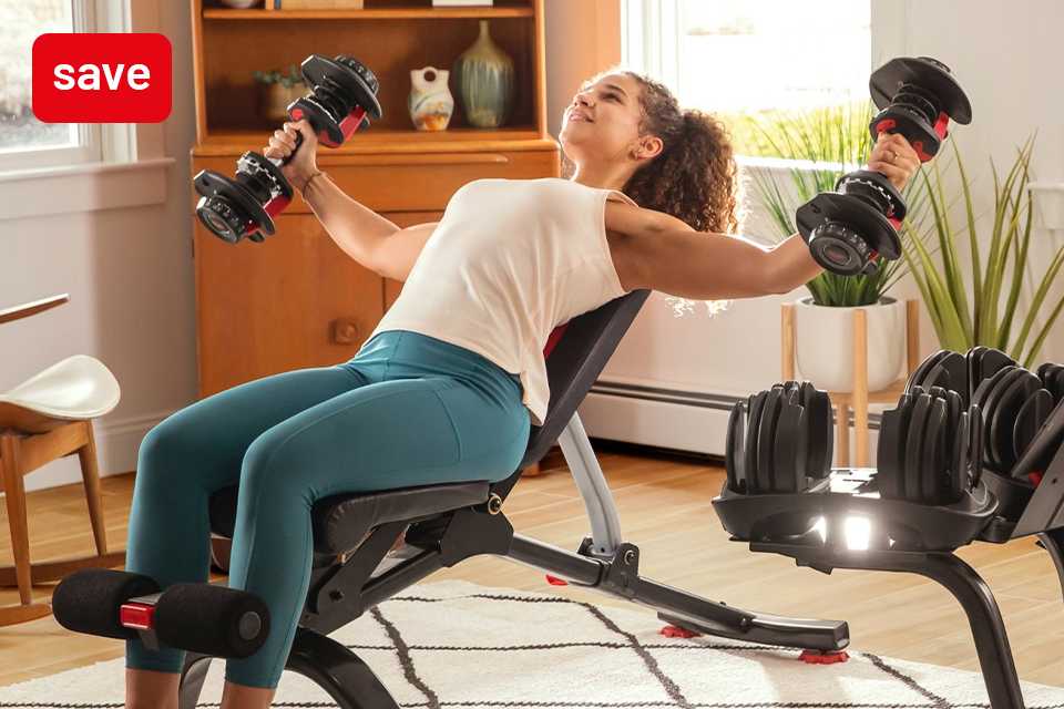 Save £70 on selected Bowflex. Power up your home workouts for less.