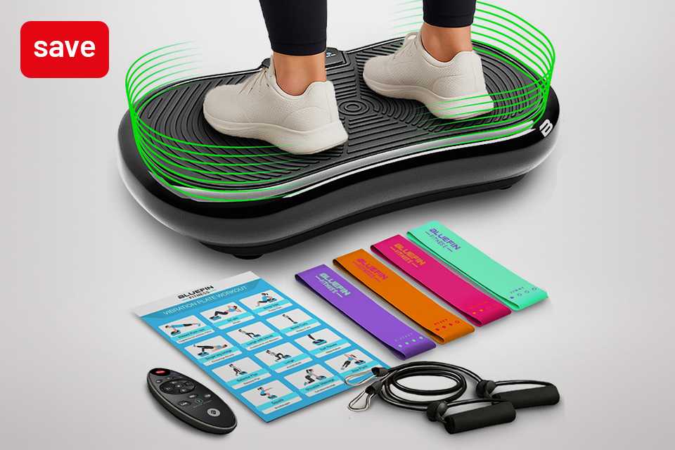 Save up to 10% on selected Bluefin vibration plates.