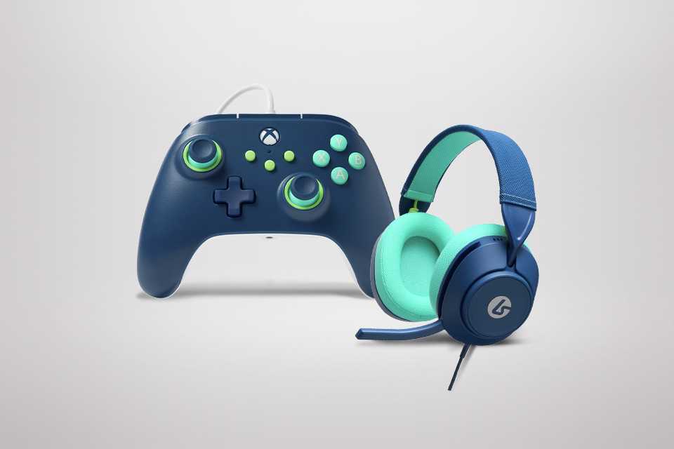 Buy the Mariner Blue PowerA Xbox Controller. And matching headset for only £31.